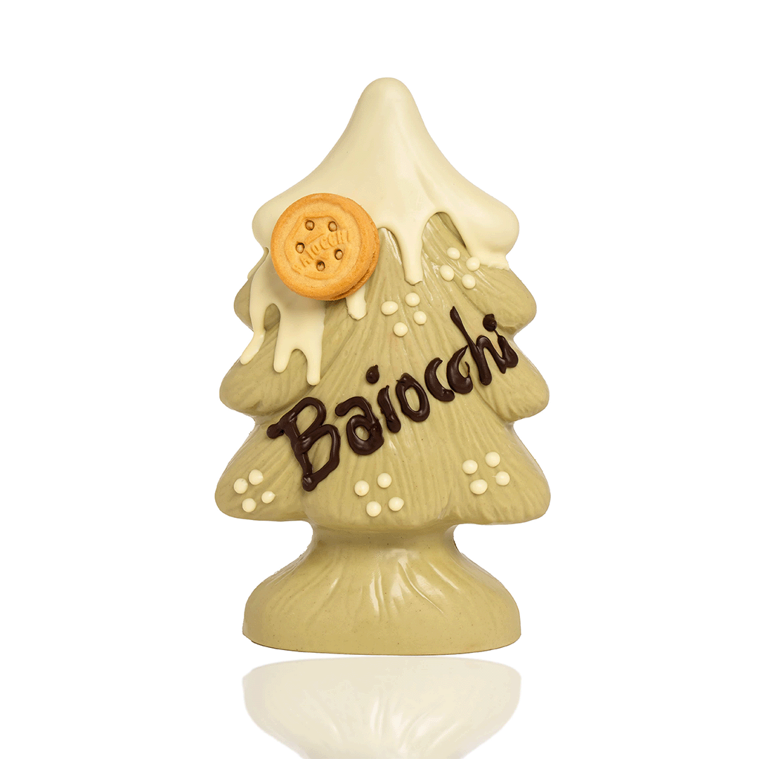 ALBERO CIOCCOLATO AL PISTACCHIO CON BAIOCCHI – Ciocobon