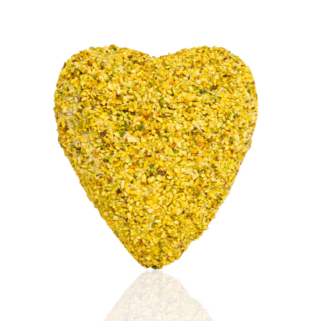 CUORE CON GRANELLA DI PISTACCHIO 600 GR.