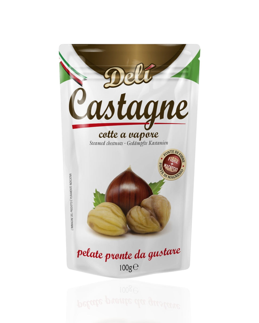 Castagne Cotte al Vapore Delì Marroni Italia gr.100 doypack