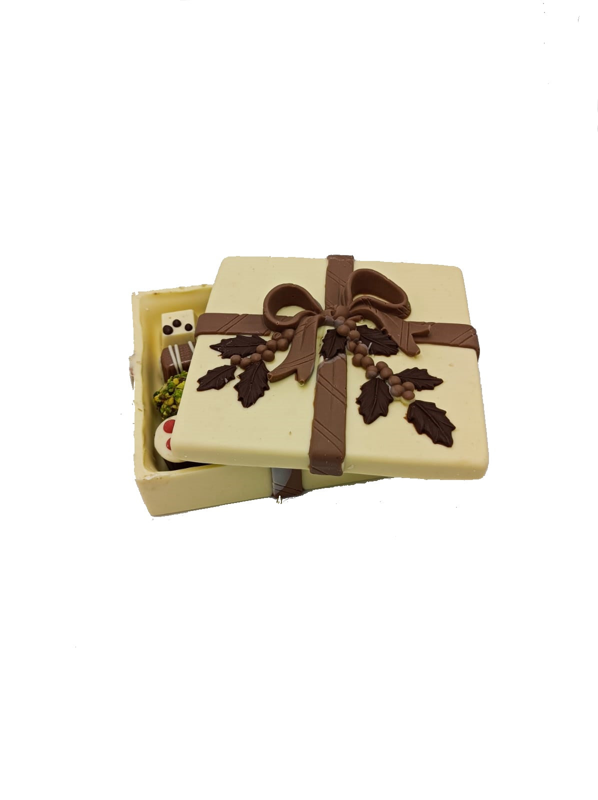 Scatola natalizia in cioccolato gr.500